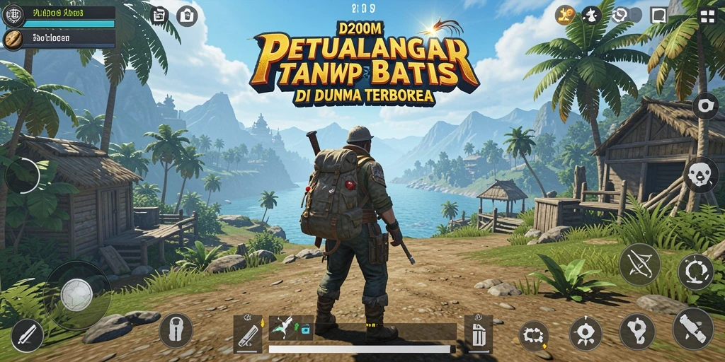 Gameplay D200M menampilkan petualangan seru di dunia terbuka.