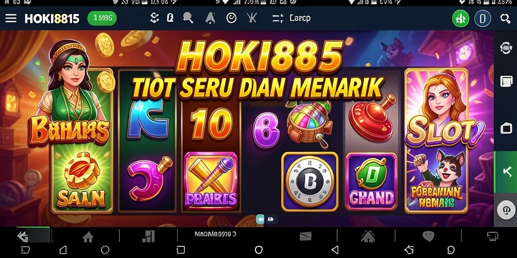 Tampilan gameplay HOKI8815 yang memukau dan interaktif.