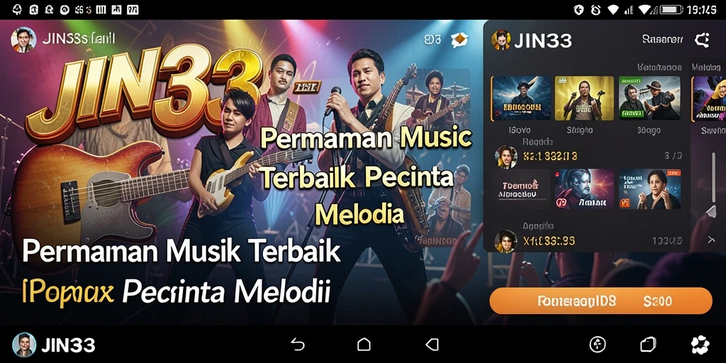 Tampilan gameplay JIN33 yang menarik dengan melodi yang menyenangkan.