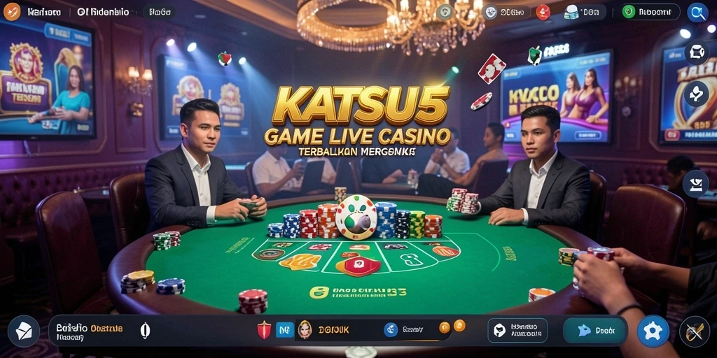 Tampilan gameplay yang mendebarkan di KATSU5 Live Casino.