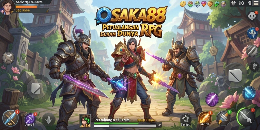 Gameplay seru OSAKA88 yang penuh tantangan RPG.