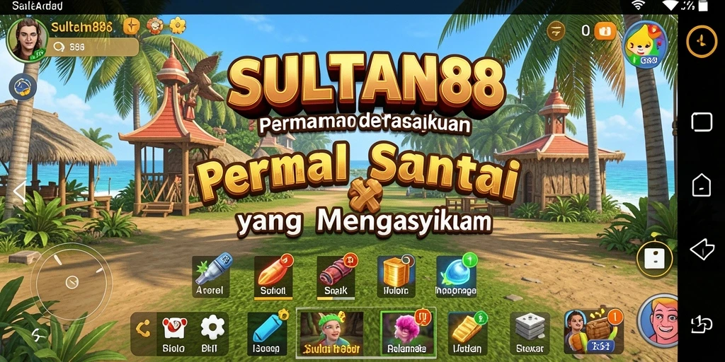 Tampilan gameplay menarik dari SULTAN88 dengan grafis cerah.