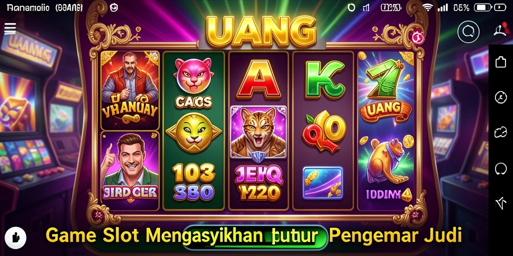 Tampilan gameplay slot yang menarik dan penuh warna dari UANG.
