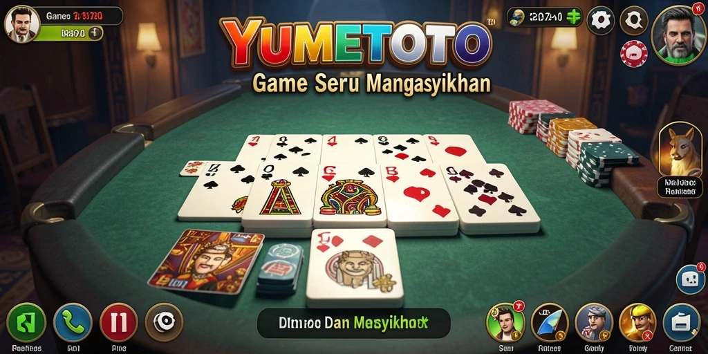 Tampilan gameplay YUMETOTO yang menarik dengan domino.